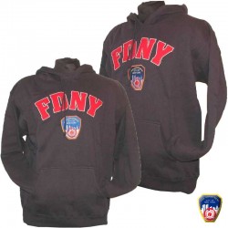 Sweat brodé FDNY Bleu Navy