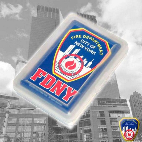 Jeu de cartes FDNY Bleu