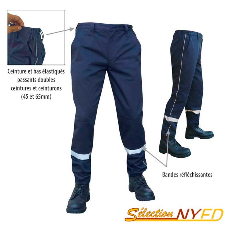 Pantalon de travail intervention ambulancier Safety marine NW du 36 au 64 