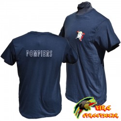 T-Shirt Pompiers Fire Street Wear "Belgian Origine"
