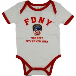 Body bébé pompier de New-York "FDNY"