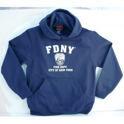 Sweat capuche Enfant FDNY bleu