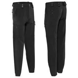 PANTALON INTERVENTION LEGER MAT stretch noire