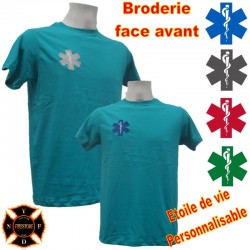 T-shirt Ambulance belgique enamel turquoise