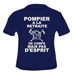 T-Shirt humour Pompiers à la retraite