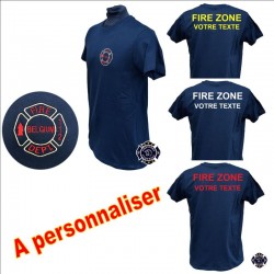 T-Shirt Fire Zone à personnalisé "Belgium Fire Dept"